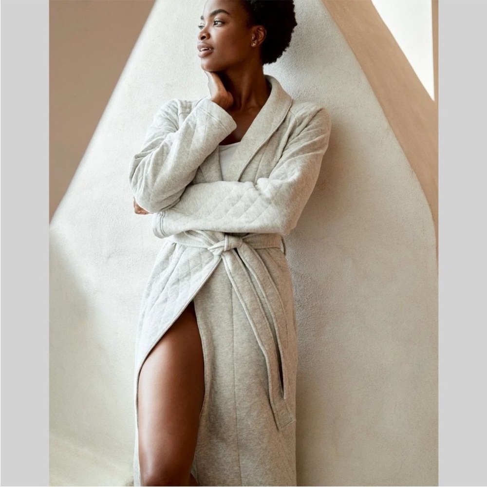 Haven quilted robe 100% organic cotton